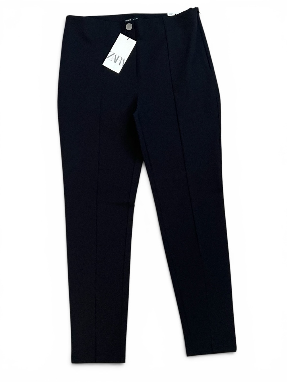New-Zara Black Tailored Slim Women's Trousers